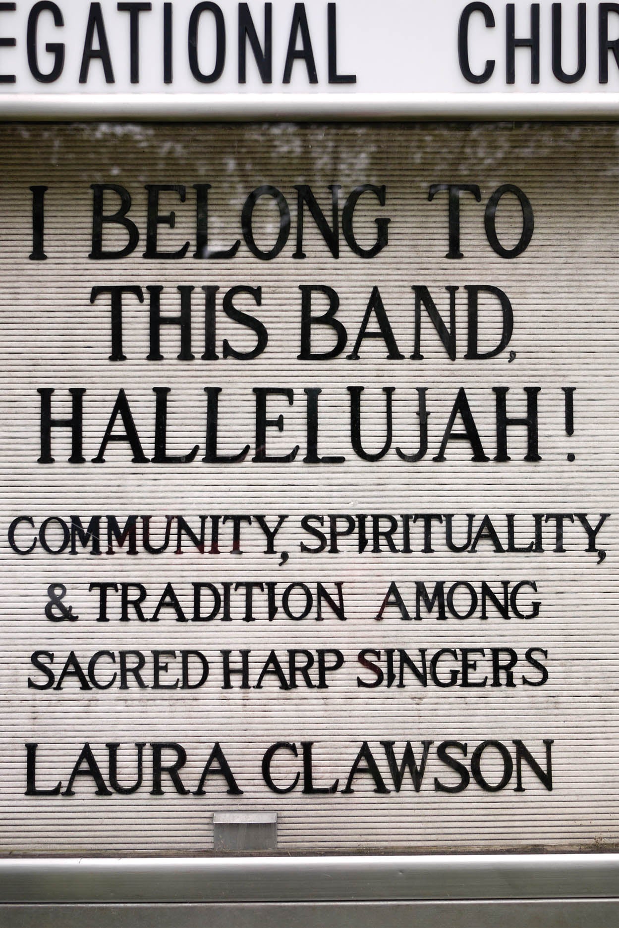 I Belong to This Band, Hallelujah! | Laura Clawson